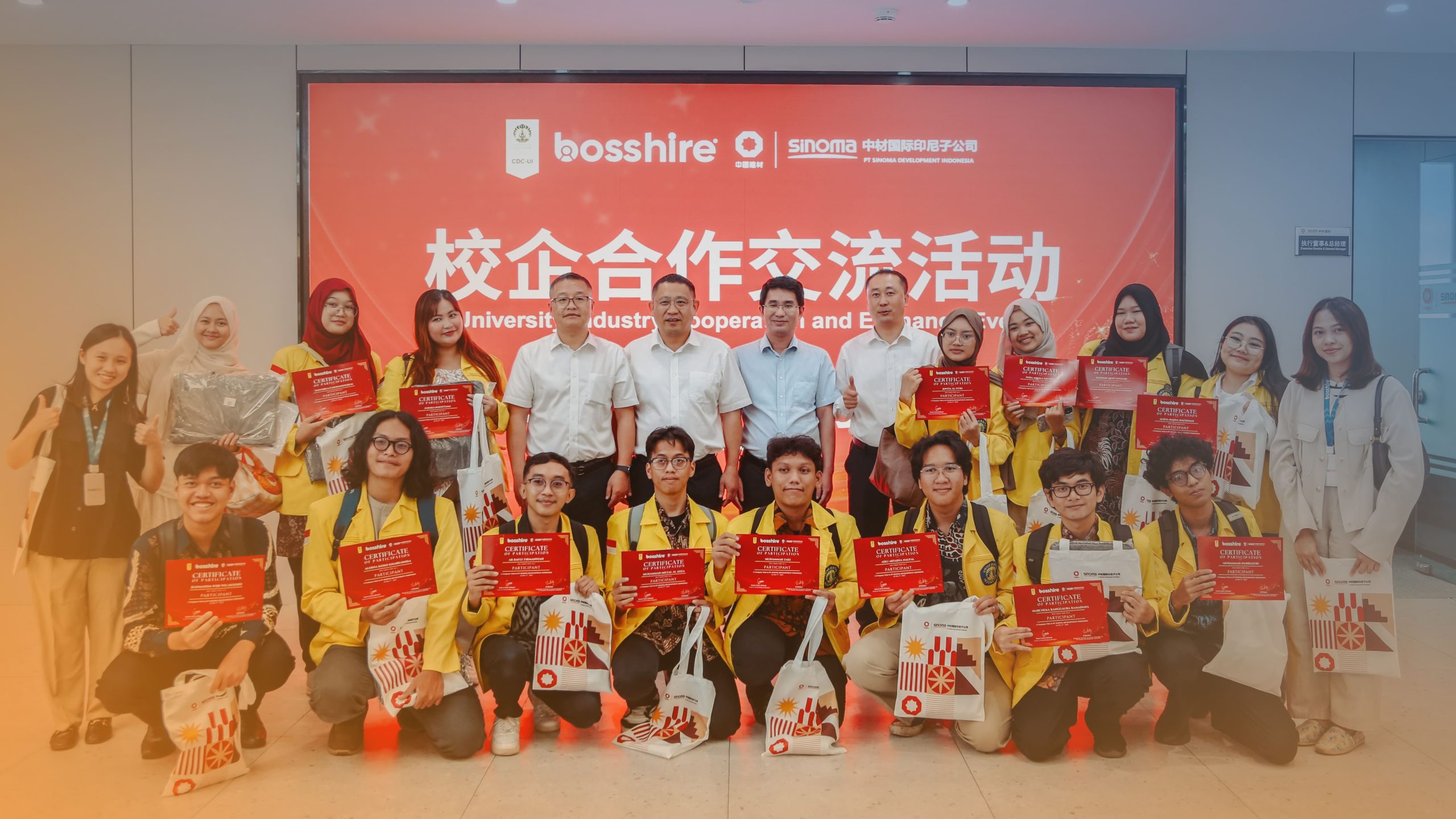 bosshire fasilitasi company visit