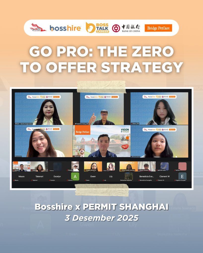 Bosshire x PERMIT Shanghai bahas dunia kerja
